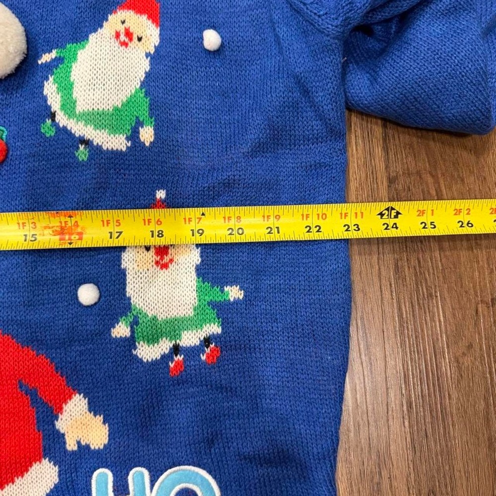 Blue Christmas sweater - Picture 2 of 5